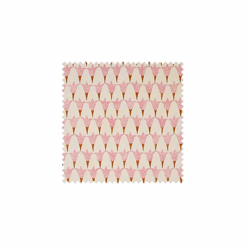 A fabric swatch supplied by the client