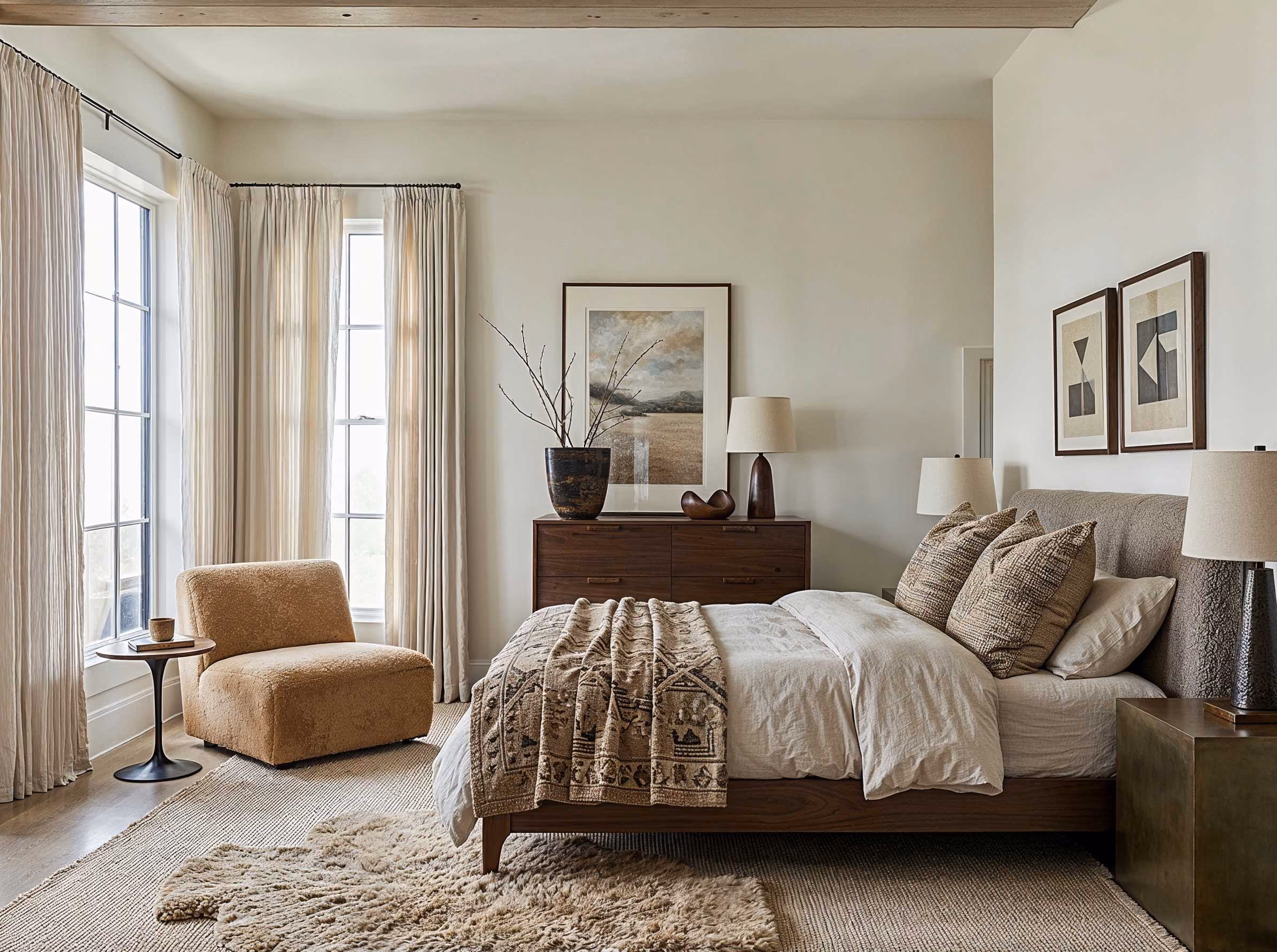 The same room mid-way through a design